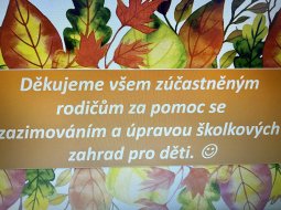 Brigáda na zahradě