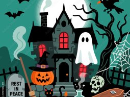 Halloweenský průvod